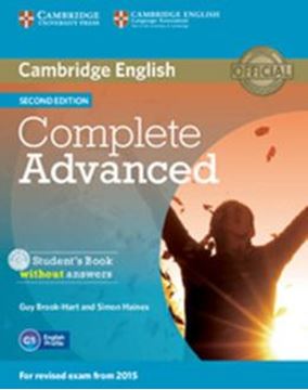 Imagem de COMPLETE ADVANCED SB WITHOUT ANSWERS WITH CD ROM - 2ND ED