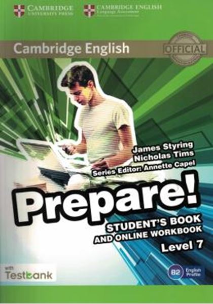 Picture of CAMBRIDGE ENGLISH PREPARE! 7 STUDENT´S BOOK WITH ONLINE WORKBOOK AND TESTBANK - 1ST ED