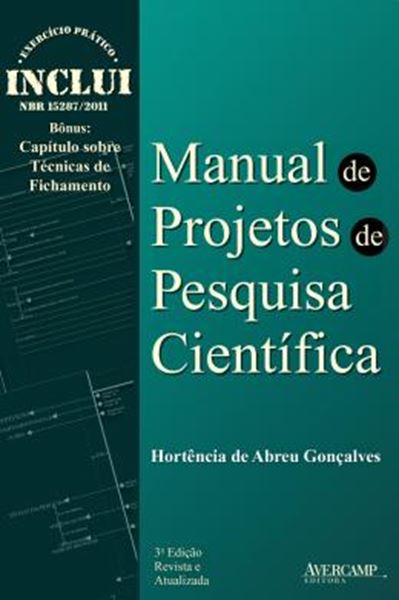 Picture of MANUAL DE PROJETOS DE PESQUISA CIENTIFICA - 3ª ED