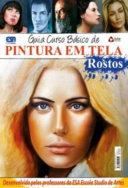 Picture of GUIA CURSO BASICO DE PINTURA EM TELA - ROSTOS