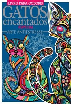 Imagem de GATOS ENCANTADOS ESPECIAL - ARTE ANTIESTRESSE - LIVRO PARA COLORIR
