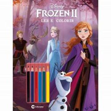 Imagem de FROZEN 2 - LER E COLORIR COM LAPIS