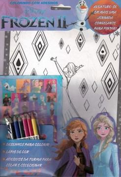 Imagem de COLORINDO COM ADESIVOS - FROZEN II