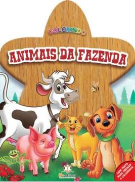 Imagem de COLORINDO: ANIMAIS DA FAZENDA