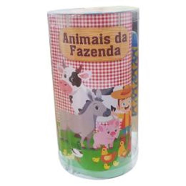 Picture of MINI TUBO HISTORIAS PARA COLORIR - ANIMAIS FAZENDA