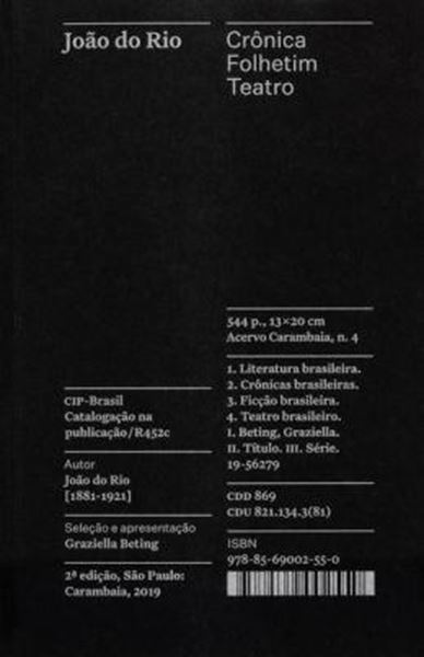 Picture of CRONICA, FOLHETIM, TEATRO - COLECAO ACERVO - 2ª ED