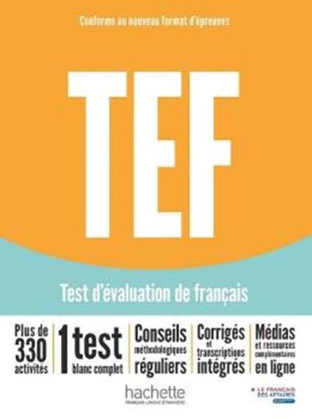 Picture of TEF - TEST D´EVALUATION DE FRANCAIS - LIVRE D´ENTRAINEMENT