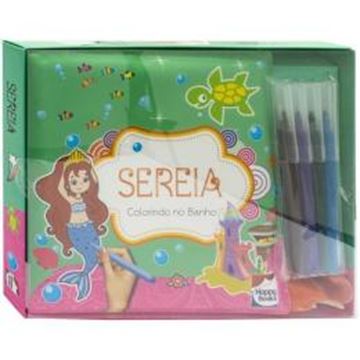 Imagem de COLORINDO NO BANHO - SEREIA