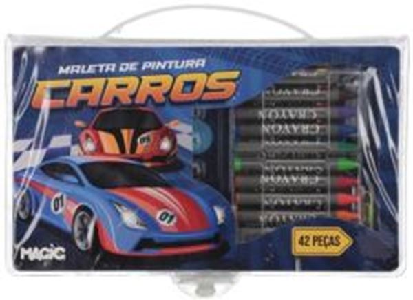 Picture of MALETA DE PINTURA 42 PECAS CARROS