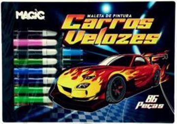 Imagem de MALETA DE PINTURA 86 PECAS CARROS