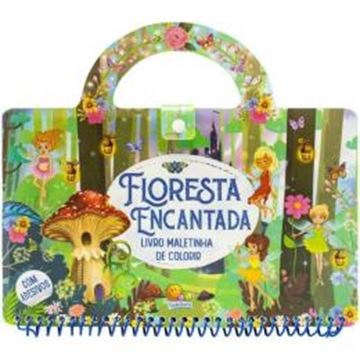 Imagem de LIVRO MALETINHA DE COLORIR - FLORESTA ENCANTADA
