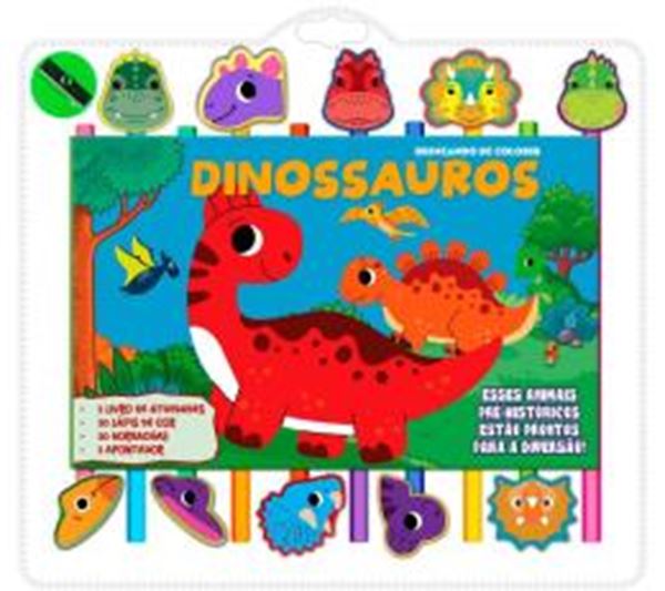 Picture of DINOSSAUROS BRINCANDO DE COLORIR