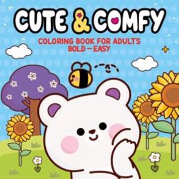 Imagem de CUTE & COMFY COLORING BOOK FOR ADULTS - LIVRO DE COLORIR - BOLD-EASY - VOL. 4