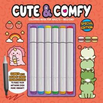 Imagem de CUTE & COMFY COLORING BOOK FOR ADULTS - BOLD EASY - SPECIAL EDITION (LIVRO DE COLORIR) - VOL. 03