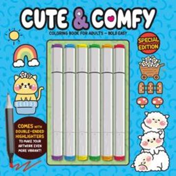 Imagem de CUTE & COMFY COLORING BOOK FOR ADULTS - BOLD EASY - SPECIAL EDITION (LIVRO DE COLORIR) - VOL. 04