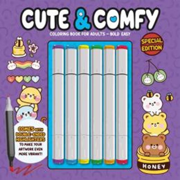 Picture of CUTE & COMFY COLORING BOOK FOR ADULTS - BOLD EASY - SPECIAL EDITION (LIVRO DE COLORIR) - VOL. 02