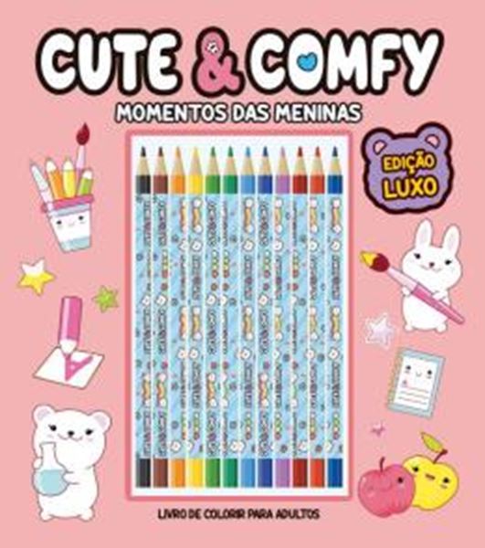 Picture of CUTE & COMFY MOMENTOS DAS MENINAS - EDICAO DE LUXO - 12 LAPIS DE COR