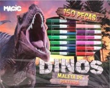 Imagem de MALETA DE PINTURA 150 PECAS DINOS 