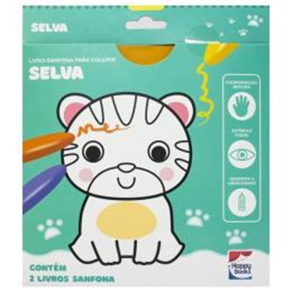 Picture of LIVRO-SANFONA PARA COLORIR - SELVA