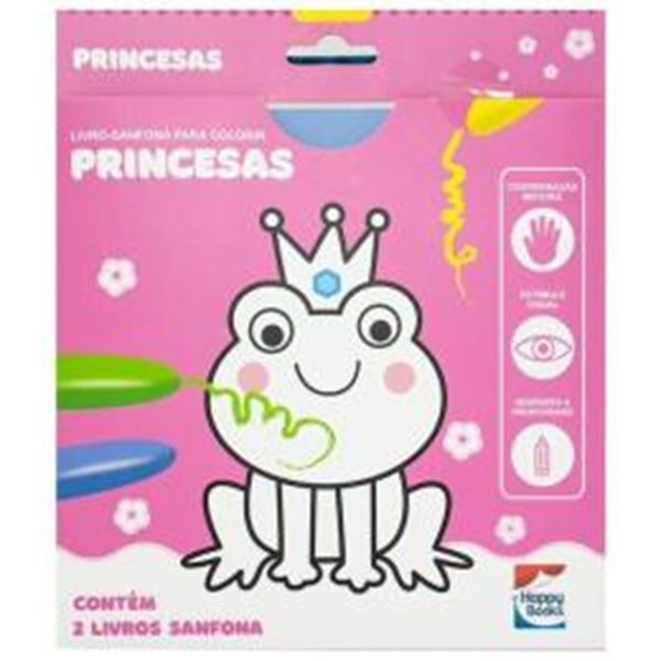 Picture of LIVRO-SANFONA PARA COLORIR - PRINCESAS