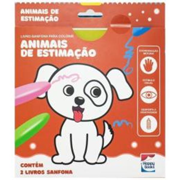 Picture of LIVRO-SANFONA PARA COLORIR - ANIMAIS DE ESTIMACAO