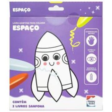 Imagem de LIVRO-SANFONA PARA COLORIR - ESPACO