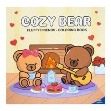 Imagem de FLUFFY FRIENDS - COLORING BOOK - COZY BEAR