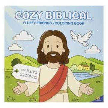 Imagem de FLUFFY FRIENDS - COLORING BOOK: COZY BIBLICAL