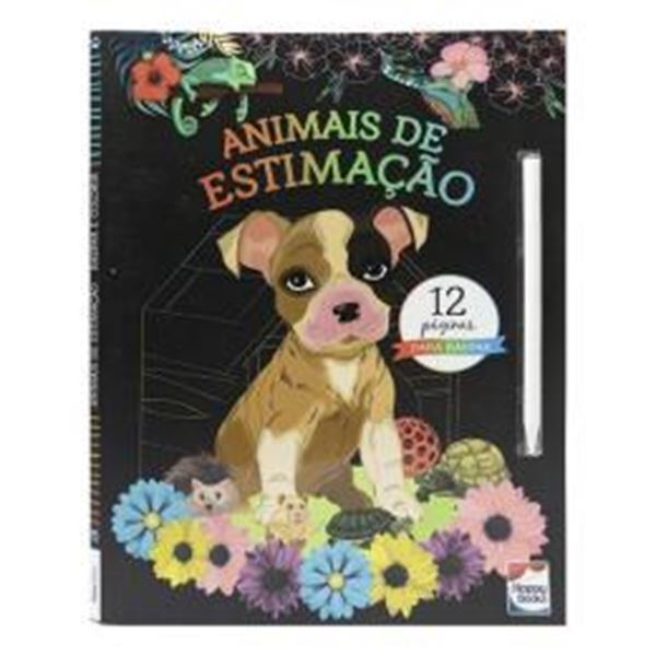 Picture of COLECAO RASPAR E COLORIR - ANIMAIS DE ESTIMACAO - 12 PAGINAS PARA RASPAR