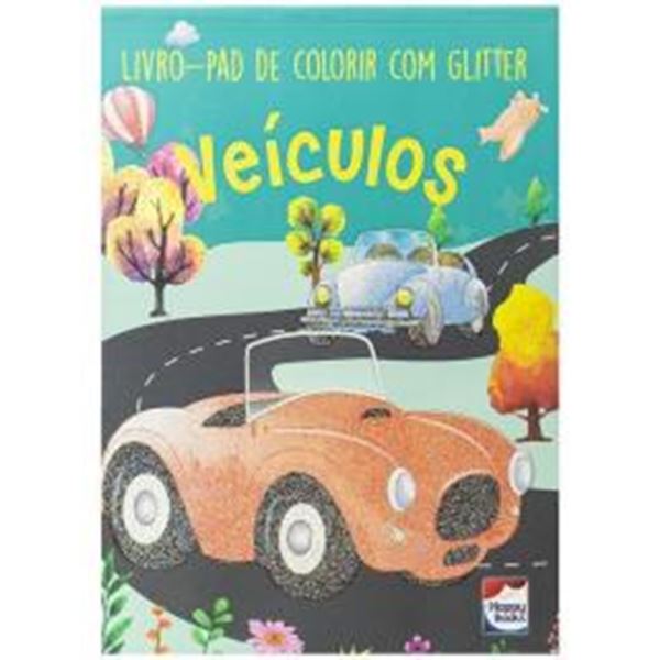 Picture of LIVRO-PAD DE COLORIR COM GLITTER - VEICULOS