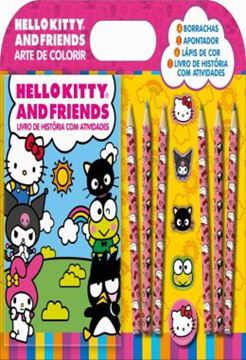 Imagem de HELLO KITTY AND FRIENDS ARTE DE COLORIR